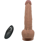 PRETTY LOVE - JONATHAN SILICONE DILDO 3 VIBRATIONS + 3 INSERTION MEASUREMENTS REMOTE CONTROL 21 CM - Amore24