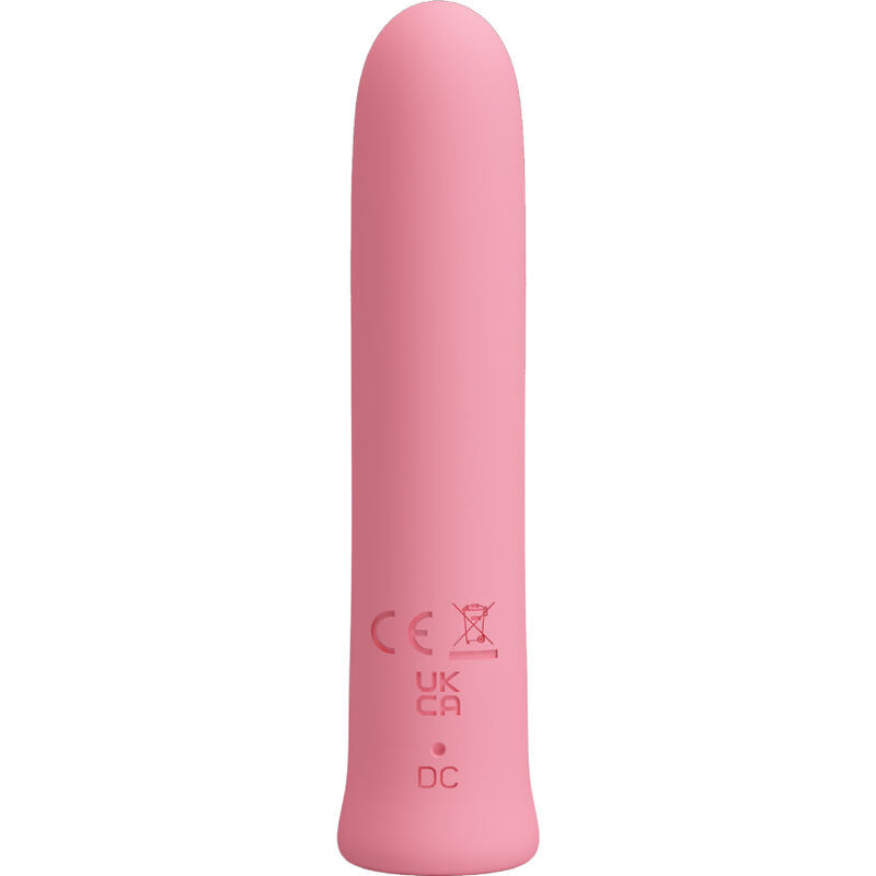 PRETTY LOVE - CURTIS MINI SUPER POWER VIBRATOR 12 PINK SILICONE VIBRATIONS - Amore24
