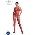 PASSION - ECO COLLECTION BODYSTOCKING ECO BS002 WHITE - Amore24