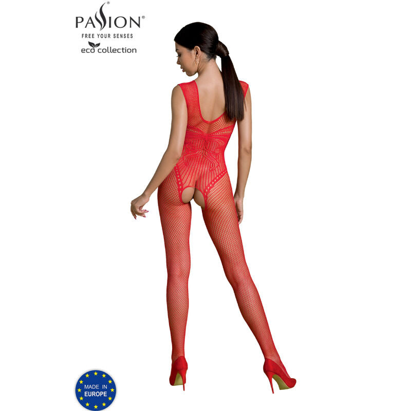 PASSION - ECO COLLECTION BODYSTOCKING ECO BS003 WHITE - Amore24