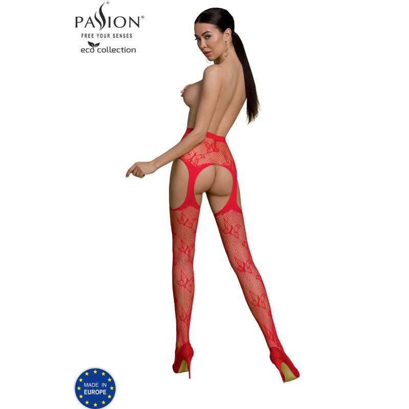 PASSION - ECO COLLECTION BODYSTOCKING ECO S001 BLACK - Amore24