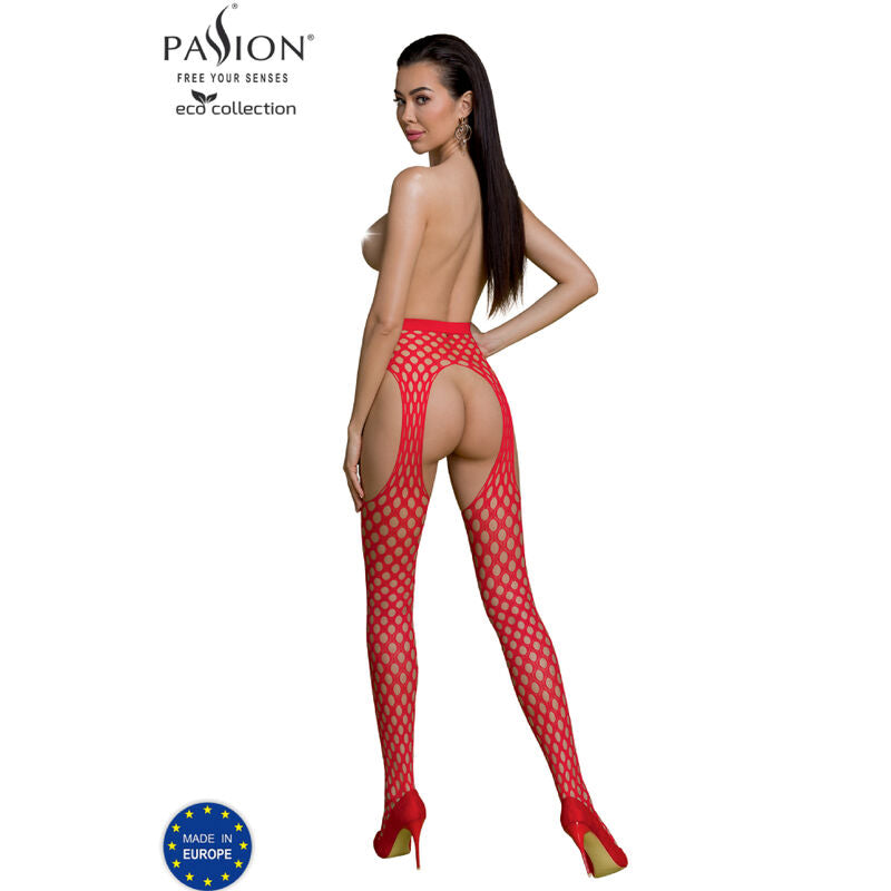 PASSION - ECO COLLECTION BODYSTOCKING ECO S003 BLACK - Amore24