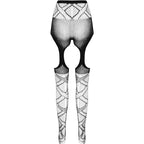 PASSION - ECO COLLECTION BODYSTOCKING ECO S005 WHITE - Amore24