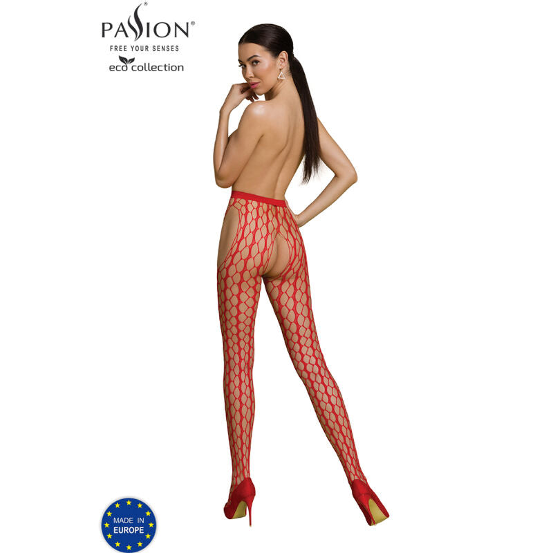 PASSION - ECO COLLECTION BODYSTOCKING ECO S007 BLACK - Amore24