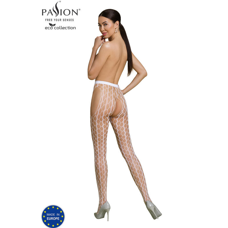 PASSION - ECO COLLECTION BODYSTOCKING ECO S007 BLACK - Amore24