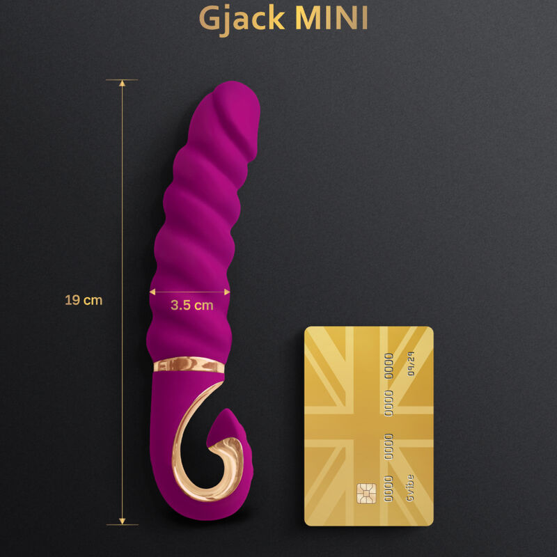 G-VIBE - GJACK MINI PURPLE SILICONE VIBRATOR - Amore24