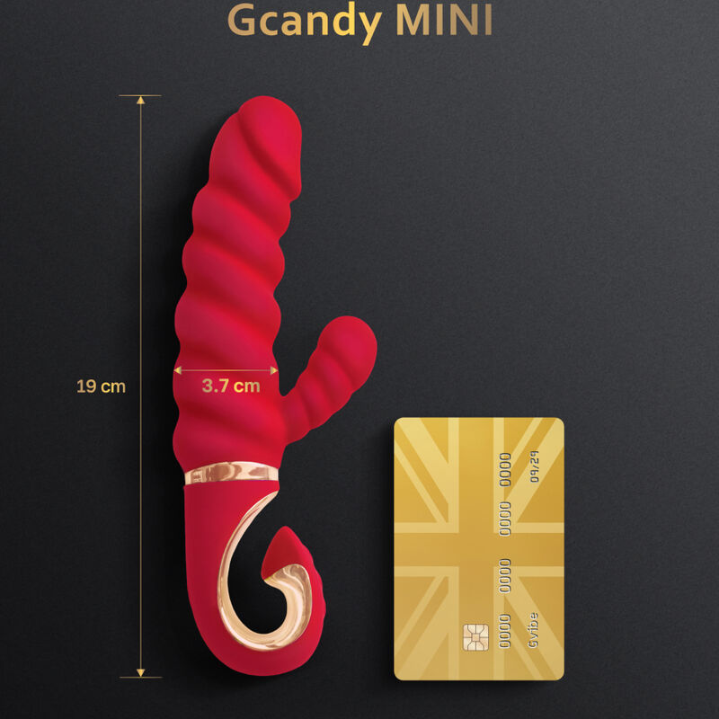 G-VIBE - GCANDY MINI RED SILICONE VIBRATOR - Amore24