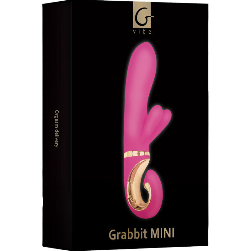G-VIBE - GRABBIT MINI PINK SILICONE VIBRATOR - Amore24
