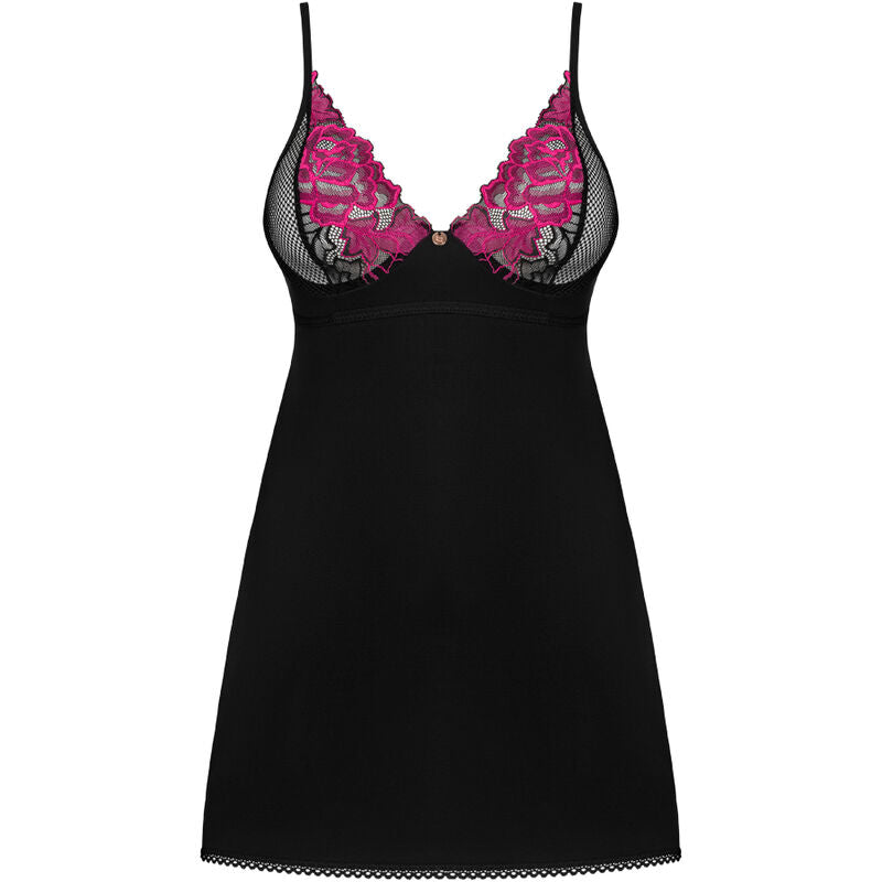 OBSESSIVE - ROSENTY CHEMISE & THONG XS/S - Amore24