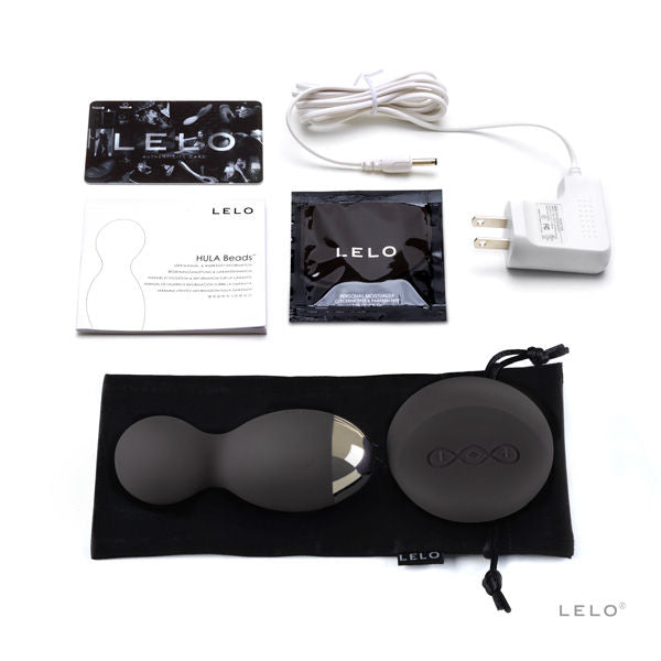 LELO - BADGE HULA BALLS BLACK - Amore24
