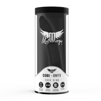 MYTHOLOGY - COBI ONYX ANAL DILDO WITH COCK AND TESTICLE RING 13 SILICONE CM - Amore24