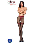 PASSION - TIOPEN 019 BLACK/RED TIGHTS 3/4 20 DEN - Amore24