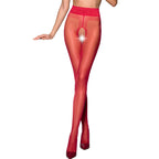PASSION - TIOPEN 001 RED TIGHTS 3/4 20 DEN - Amore24