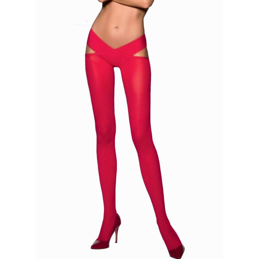 PASSION - TIOPEN 005 RED TIGHTS 3/4 60 DEN - Amore24