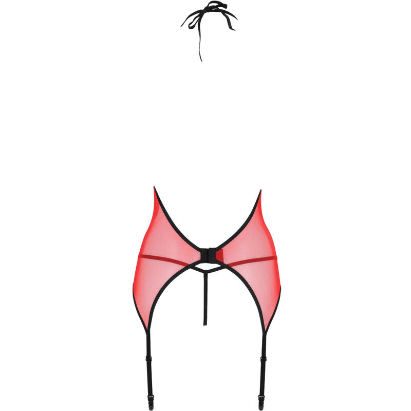 PASSION - PEONIA CORSET EROTIC LINE RED S/M - Amore24