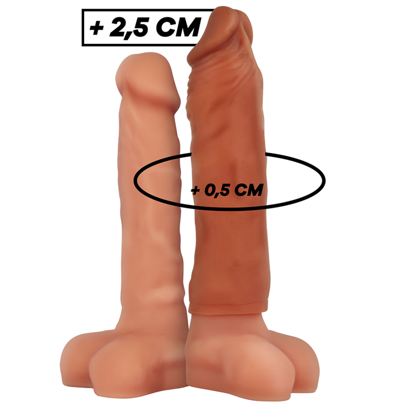 VIRILXL - LIQUID SILICONE V5 BROWN PENIS EXTENSION - Amore24