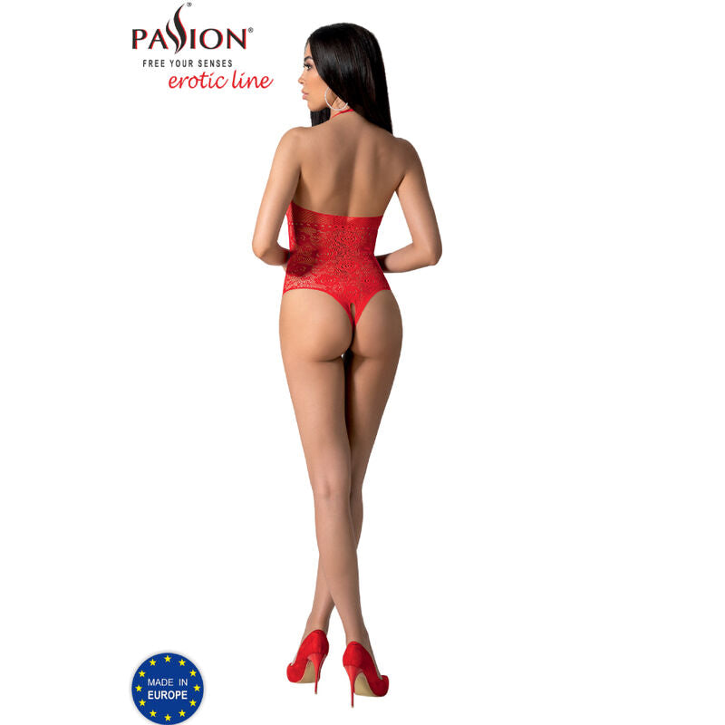 PASSION - BS094 RED BODYSTOCKING ONE SIZE - Amore24