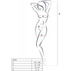 PASSION - BS095 RED BODYSTOCKING ONE SIZE - Amore24