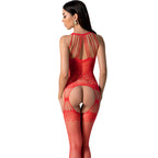 PASSION - BS095 RED BODYSTOCKING ONE SIZE - Amore24