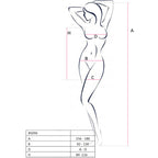 PASSION - BS096 WHITE BODYSTOCKING ONE SIZE - Amore24