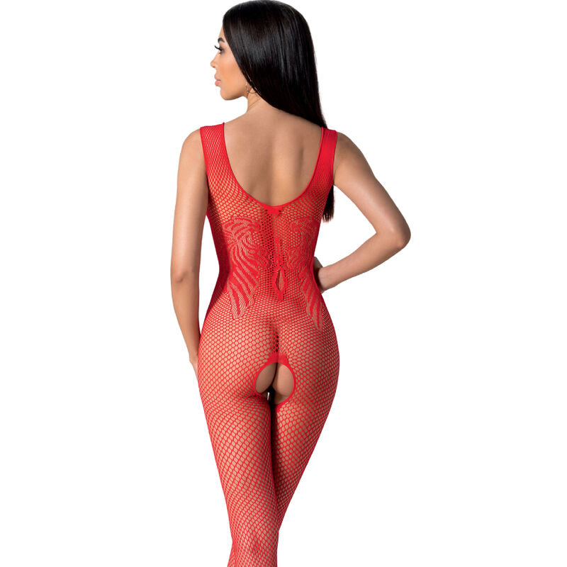 PASSION - BS098 WHITE BODYSTOCKING ONE SIZE - Amore24