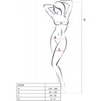 PASSION - BS098 WHITE BODYSTOCKING ONE SIZE - Amore24