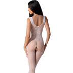 PASSION - BS098 WHITE BODYSTOCKING ONE SIZE - Amore24