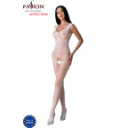 PASSION - BS098 WHITE BODYSTOCKING ONE SIZE - Amore24