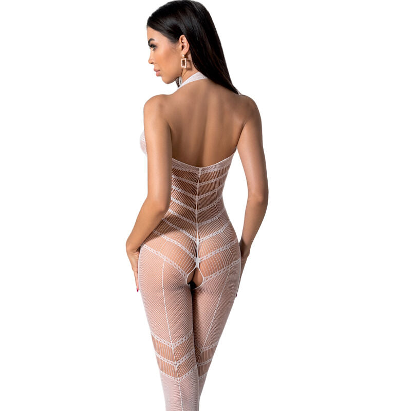 PASSION - BS100 WHITE BODYSTOCKING ONE SIZE - Amore24