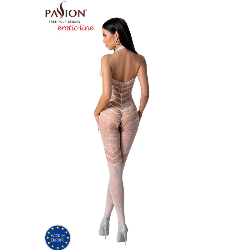 PASSION - BS100 WHITE BODYSTOCKING ONE SIZE - Amore24
