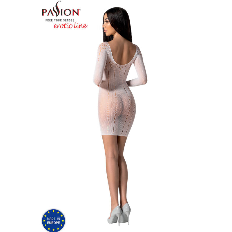 PASSION - BS101 WHITE BODYSTOCKING ONE SIZE - Amore24