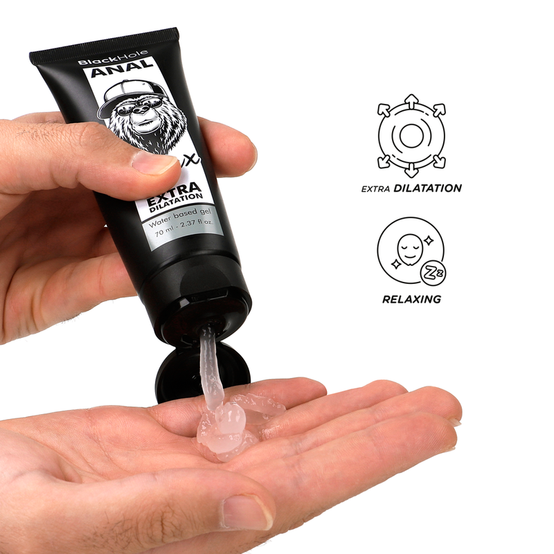 BLACK HOLE -  WATER BASE GEL ANAL DILATION 70 ML - Amore24