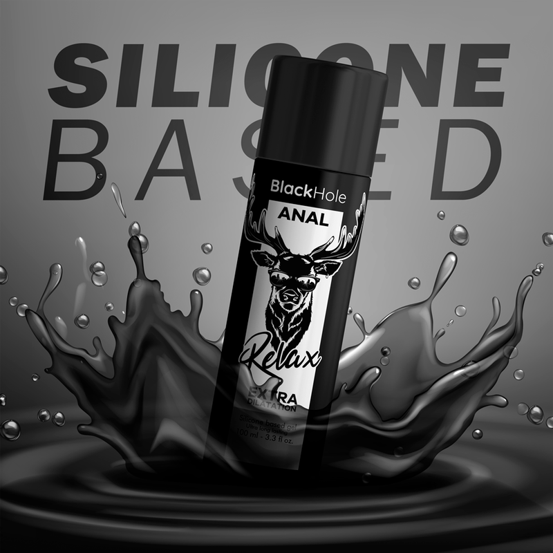 BLACK HOLE - GEL SILICONE BASE ANAL DILATION 100 ML - Amore24