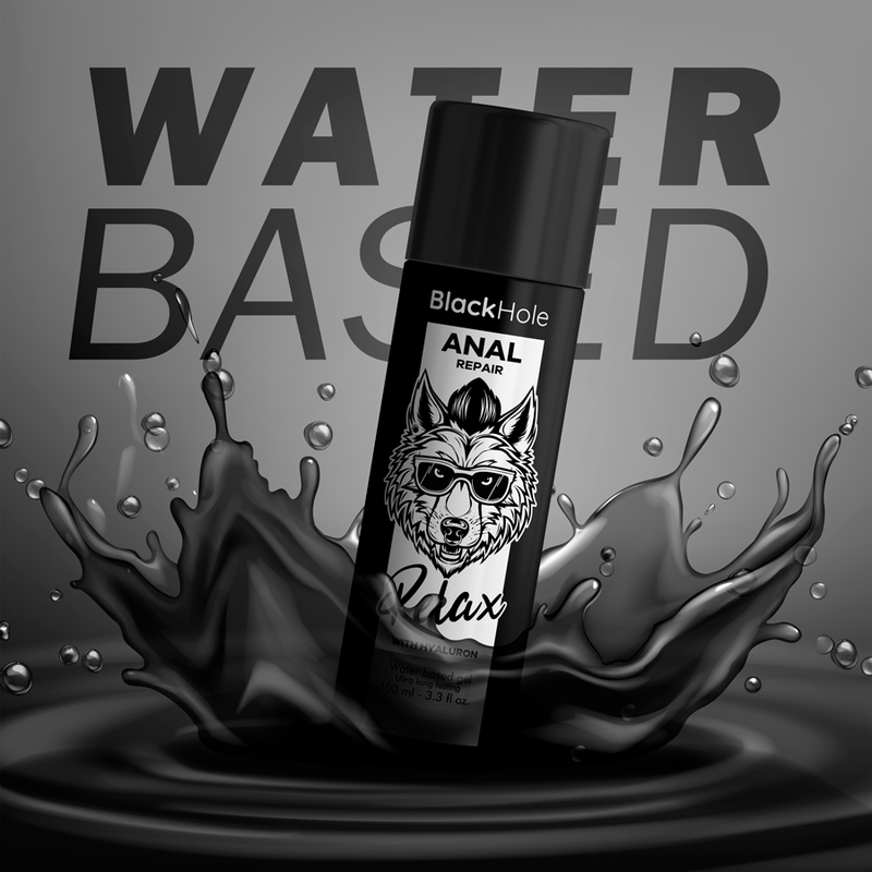 BLACK HOLE - ANAL REPAIR WATER BASED RELAX WITH HYALURON 100 ML - Amore24