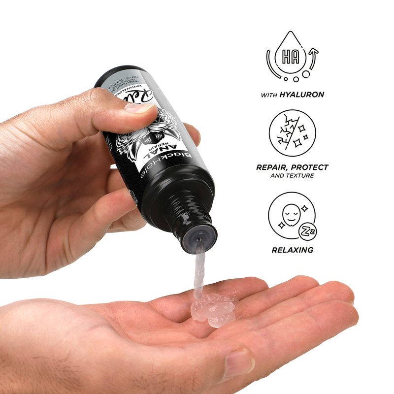 BLACK HOLE - ANAL REPAIR WATER BASED RELAX WITH HYALURON 100 ML - Amore24