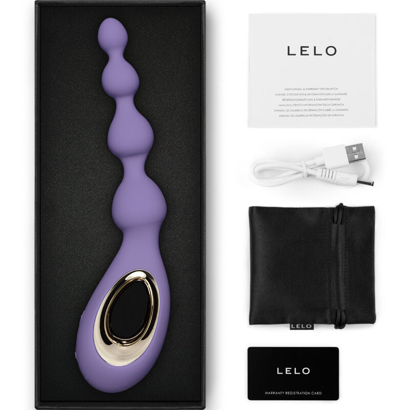 LELO - SORAYA BEADS BLACK ANAL MASSAGER - Amore24