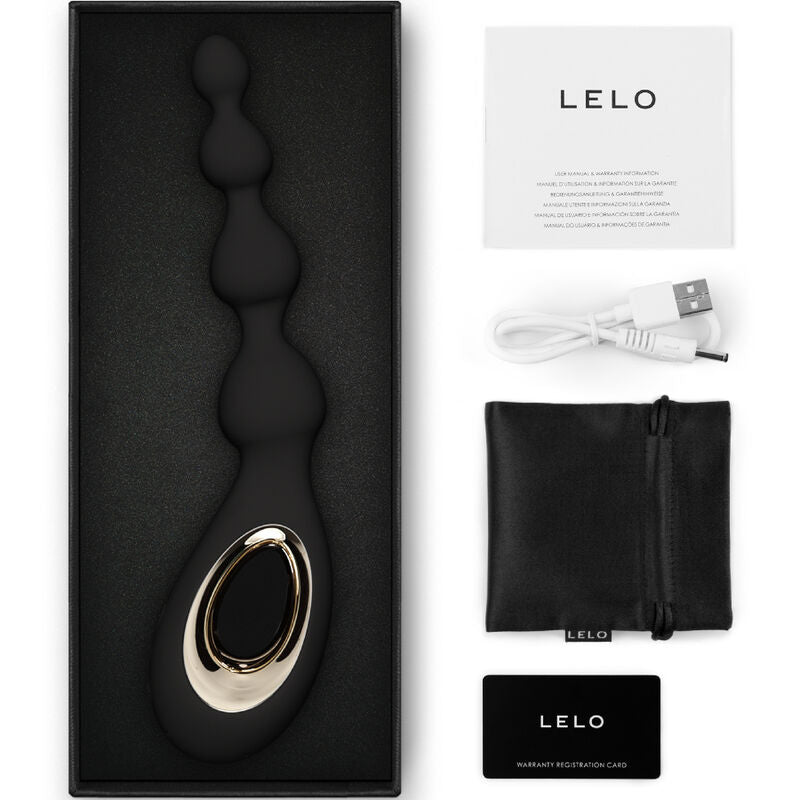 LELO - SORAYA BEADS BLACK ANAL MASSAGER - Amore24