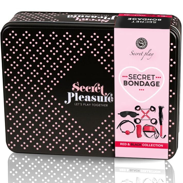 SECRETPLAY - BDSM SET 6 PCS RED COLLECTION - Amore24