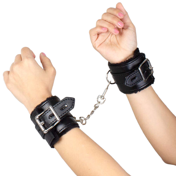 SECRETPLAY - BLACK BONDAGE HANDCUFFS BDSM COLLECTION - Amore24
