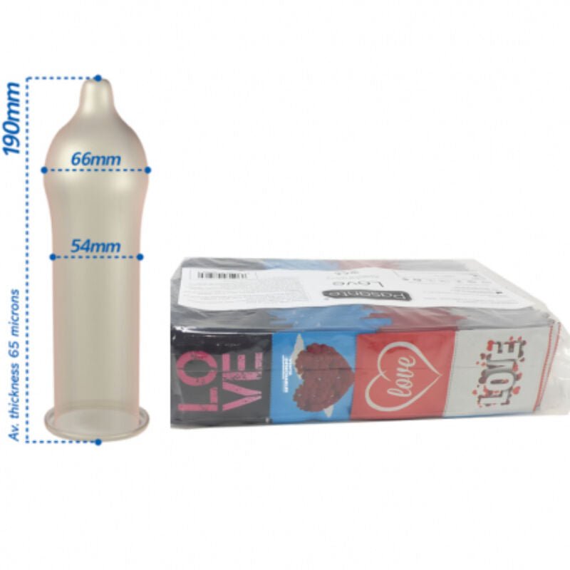 PASANTE - CONDOMS LOVE BAG 144 UNITS - Amore24
