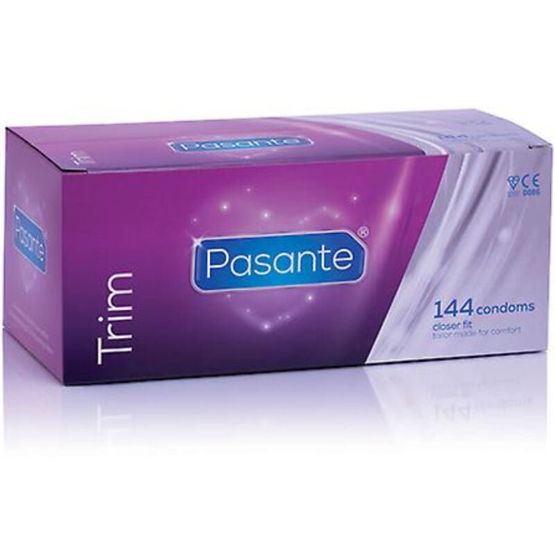 PASANTE - CONDOMS TRIM CLOSER FIT CAJA 144 UNITS - Amore24