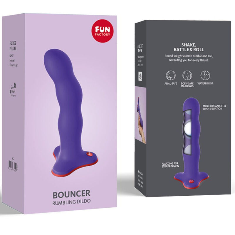 FUN FACTORY - BOUNCER DILDO FLASHY PURPLE - Amore24