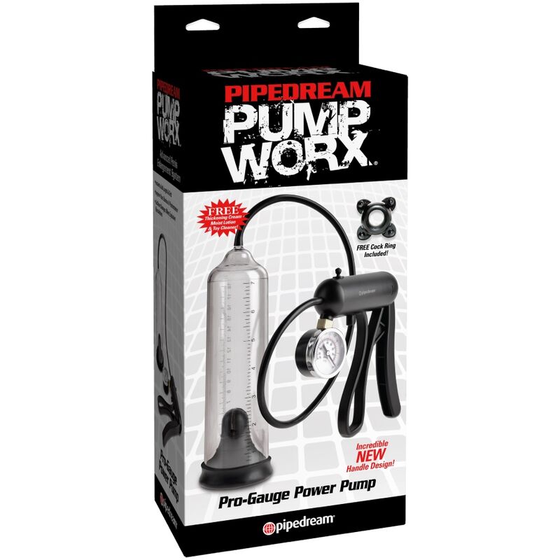 PUMP WORX - PRO - GAUGE POWER PUMP TRANSPARENT - Amore24