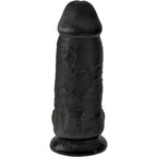 KING COCK - CHUBBY REALISTIC PENIS 23 CM BLACK - Amore24