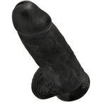KING COCK - CHUBBY REALISTIC PENIS 23 CM BLACK - Amore24