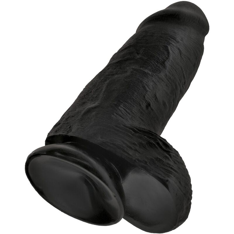 KING COCK - CHUBBY REALISTIC PENIS 23 CM BLACK - Amore24