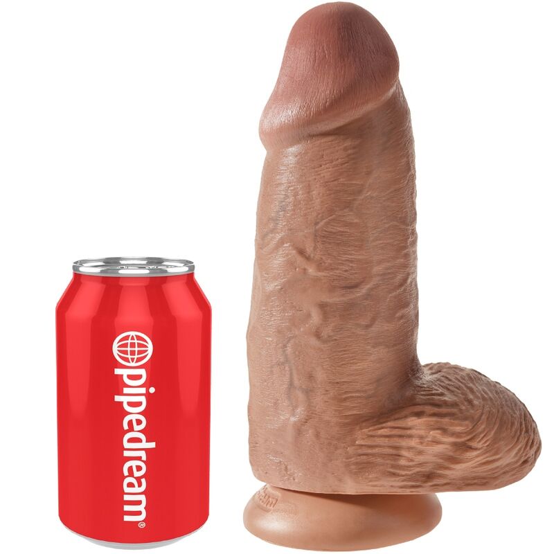 KING COCK - CHUBBY REALISTIC PENIS 23 CM CARAMEL - Amore24