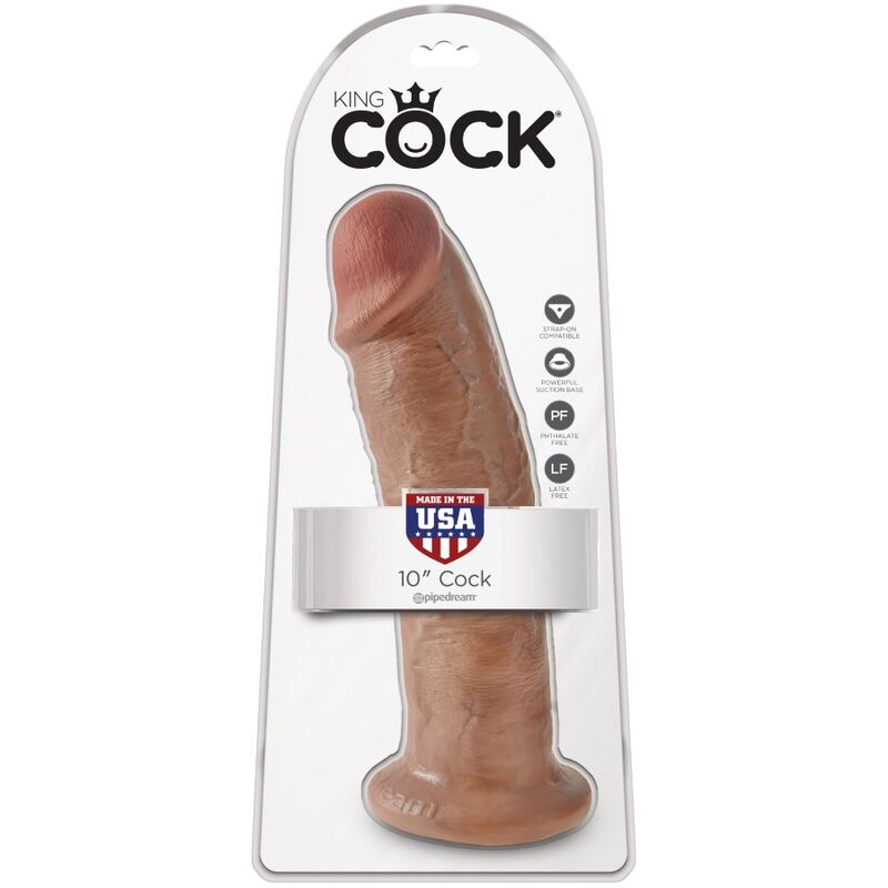 KING COCK - REALISTIC PENIS 24 CM CARAMEL - Amore24