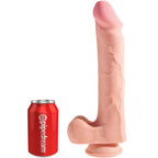 KING COCK - REALISTIC PENIS WITH BALLS 3D 24.8 CM LIGHT - Amore24