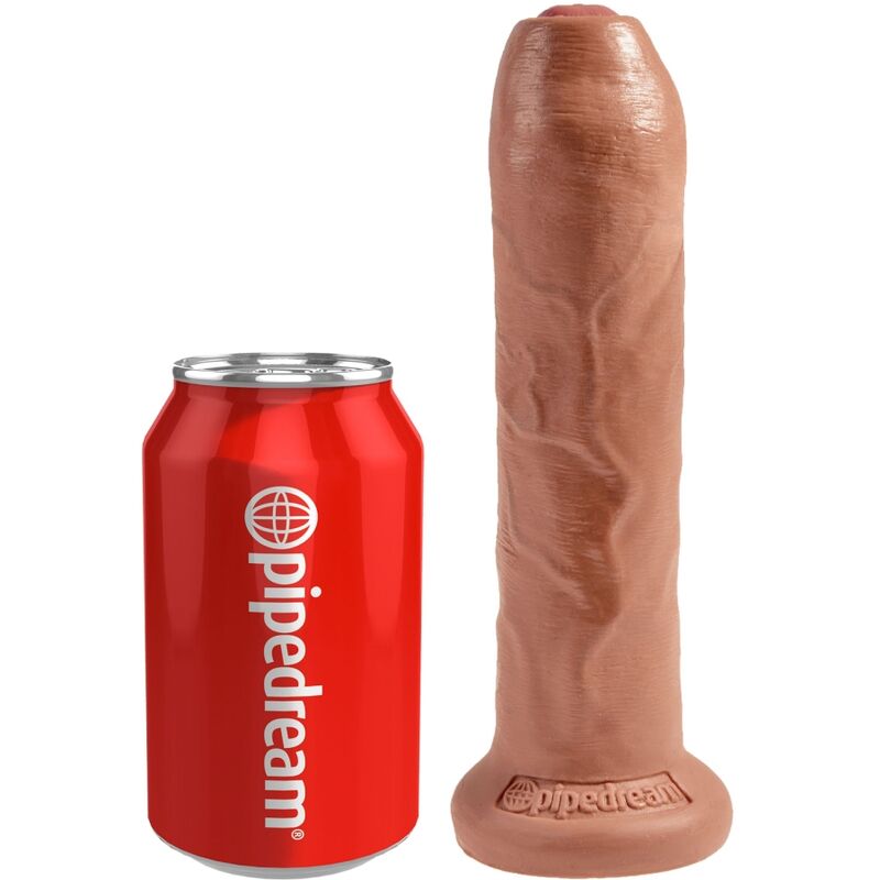 KING COCK - UNCUT REALISTIC PENIS 17.8 CM CARAMEL - Amore24